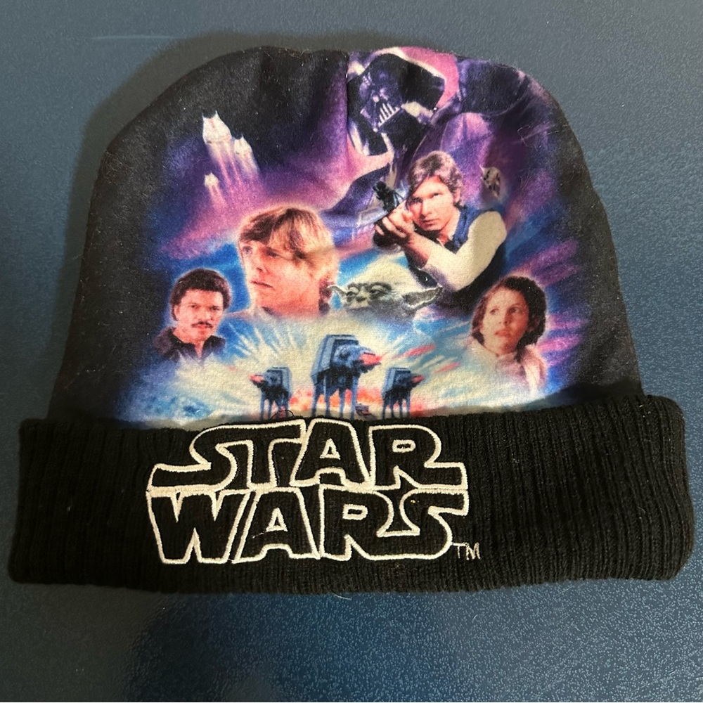Star Wars A New Hope Disney Black Beanie One Size Fits Most Used